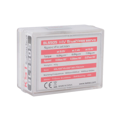 KST BLS505 8.4V 7kg 0.07sec servo heli 500 cyclic Brushless HV Servo Motor