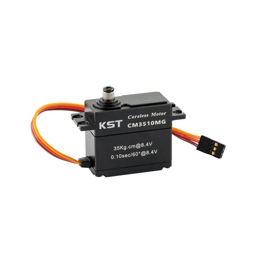 cm gear KST KST CM3510MG Coreless DC Motor Metal Gear Servos IP65 Waterproof 35Kgf.cm 0.10sec for 1/10 Scale RC Rock Crawler and 1/7th 1/8th Scale RC Monster