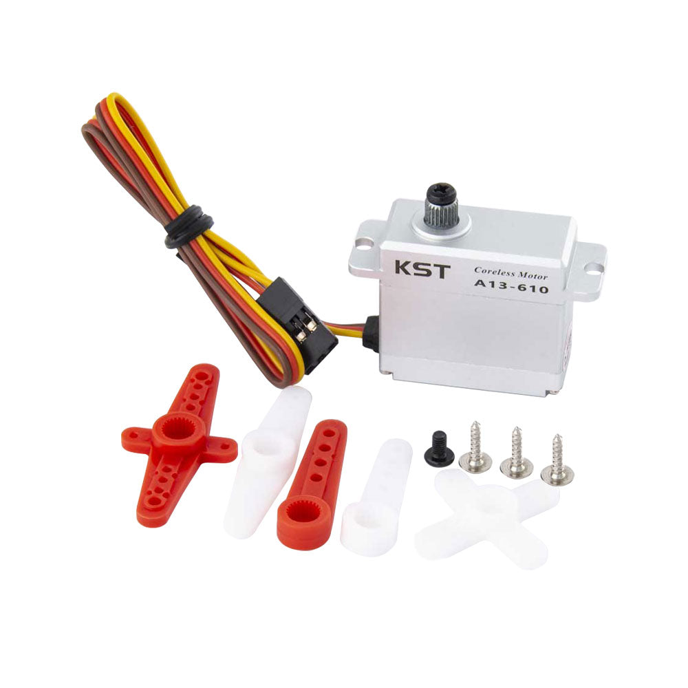 A13-610 Coreless Metal Gear HV Mini Servo 9kg.cm 0.10sec for Glider Wing