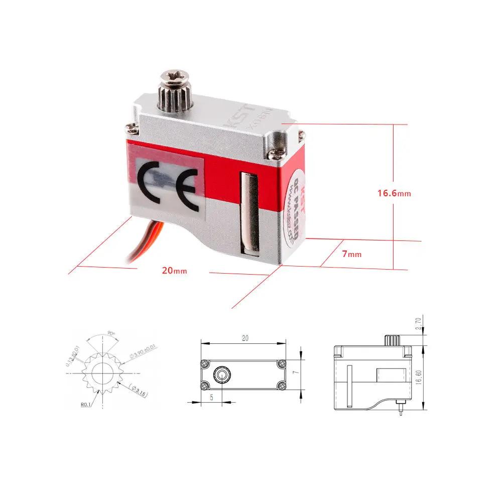 X06N V6.0 HV Micro Digital Metal Gear Micro Servo 1.8Kgf.cm 0.07