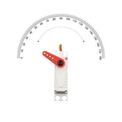 A15-2212 HV Phosphor Bronze & Hardened Steel Gear Servo 25kg.cm 0.11sec/60° for RC Airplanes