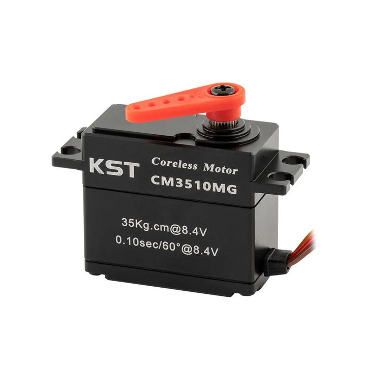 CM3510MG Coreless DC Motor Metal Gear Servos IP65 Waterproof 35Kgf