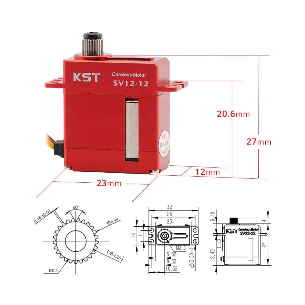 SV12-12 Super High Voltage 9.0Kgf.cm 0.10sec/60° Micro Servo for