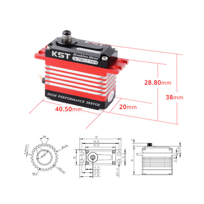 KST X20-2208 Brushless Servos for RC Helicopter