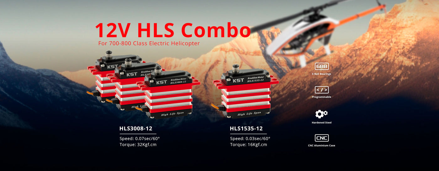 HLS Combo 12V Servos