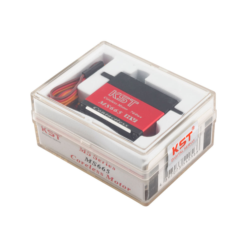 MS665 8.4V HV Coreless metal Gear Servo 7.5kg.cm 0.04sec for RC Helis