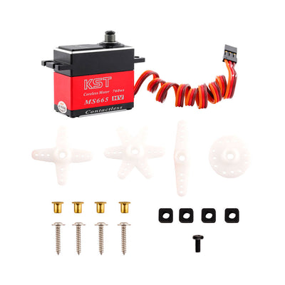 MS665 8.4V HV Coreless metal Gear Servo 7.5kg.cm 0.04sec for RC Helis