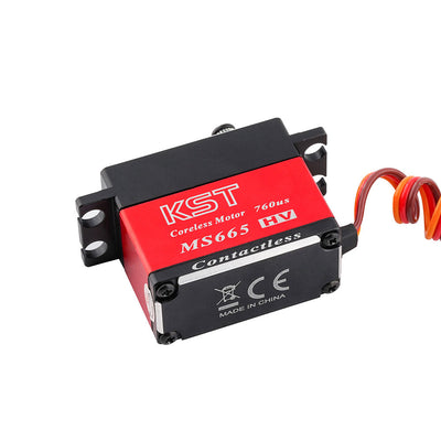 MS665 8.4V HV Coreless metal Gear Servo 7.5kg.cm 0.04sec for RC Helis
