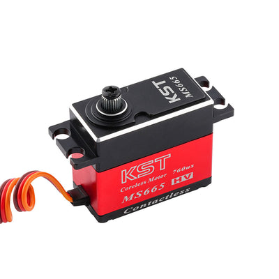 MS665 8.4V HV Coreless metal Gear Servo 7.5kg.cm 0.04sec for RC Helis