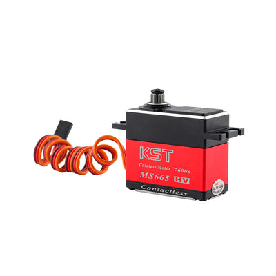 MS665 8.4V HV Coreless metal Gear Servo 7.5kg.cm 0.04sec for RC Helis