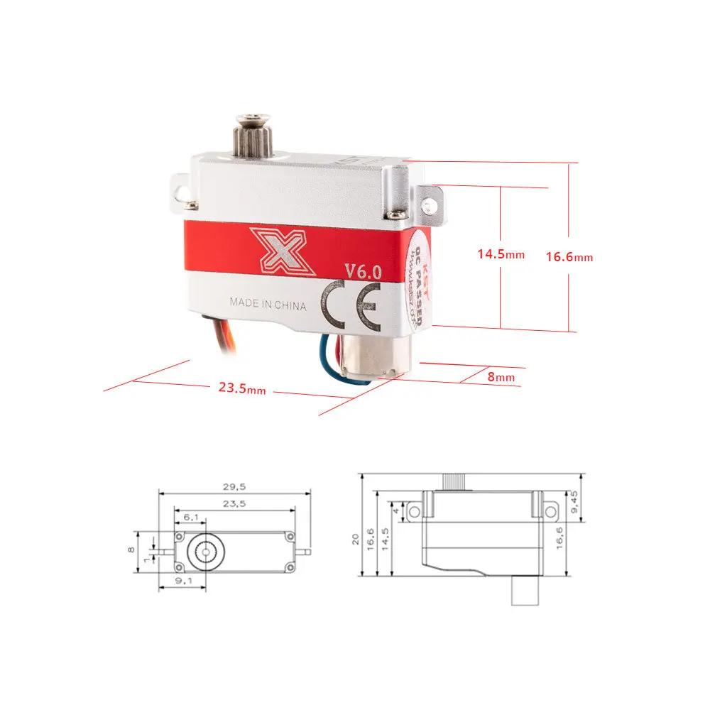 X08H V6.0 Metal Gear Digital Micro Servo 2.8Kgf.cm 0.09sec for RC