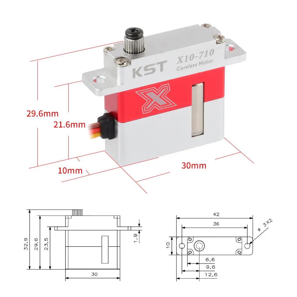 X10-710 V8.0 HV Mini Digital Metal Gear Servo 7.5Kgf.cm 0.10sec