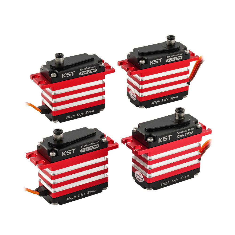 KST X20 Combo Brushless Servos X20-2208 X20-1035 for RC Helicopter