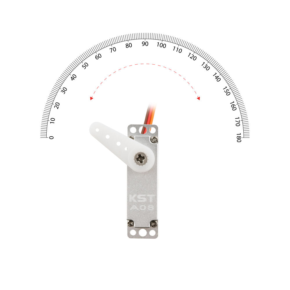 A08 V6.0 Coreless Metal Gear HV Servo 3.2kg.cm 0.09sec/60degree for Glider DLG